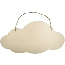 Rayher 62847505 Holz Schild Wolke, FSC100%