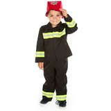 Notfalldienste Feuerwehr- und Rettungsoffizier Kostüm für Kinder, Mehrfarbig, 2-3 Jahre