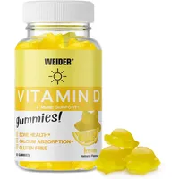 Weider WEIDER Vitamin D Gummies, Vitamin D3 Hochdosiert, 50 Portionen zuckerfrei
