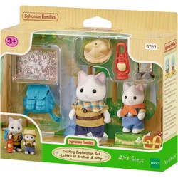 Spielfigur SYLVANIAN FAMILIES "Abenteuer Entdecker Set mit zwei Figuren (5763)", bunt, Spielfiguren, Kinder
