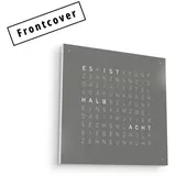 QLOCKTWO Earth 45 Frontcover Steel Series Grey Pepper