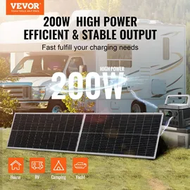 Vevor 200W monokristallin