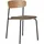 House Nordic Esszimmerstuhl Estepona Polyester braun/ schwarz 2er Set