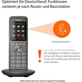 Gigaset CL660 anthrazit / schwarz