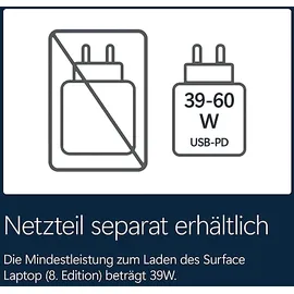 Microsoft Surface Laptop 8 13,8'' Snapdragon X2 Elite X2E-78-100 16 GB RAM 512 GB SSD Win11 Home Platin EP2-61410