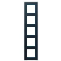 Jung AV585GLMNB Glasrahmen 5fach, nachtblau