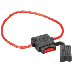  ATC Sicherungshalter mit 10 A Sicherung /30 cm Kabel rot 