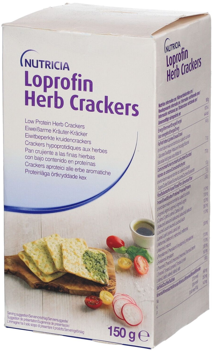 Loprofin crackers aux herbes 150 g Cookies