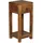 KADIMA DESIGN Beistelltisch Braun Sheesham 30 x 30 x 68 cm