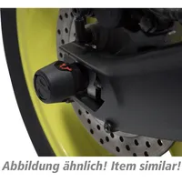 SW-Motech Sturzpads für Hinterachse/Swingarm Schwarz
