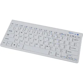 Gembird Slimline Blutetooth Tastatur DE weiß (KB-BT-001-W-DE)