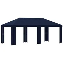 vidaXL Garten Pavillon 6 x 3 m Blau