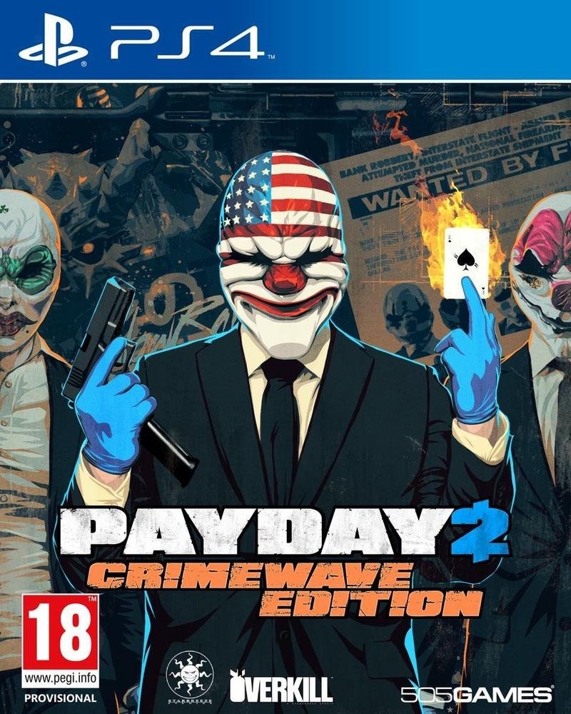 JEU Konsole 505 Spiele Payday 2 CRIMEWAV.ED PS4