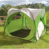 Eventzelt/Wurfzelt Callieway® „Kwiki“ Pop-up Zelt 225x225cm (4 Personenzelt) (Green (Fix))