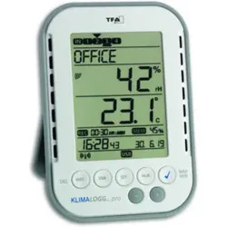 Thermo-Hygrometer Messber.0 b.50GradC/Luft 1-99% H137xB98xT26mm Ku.