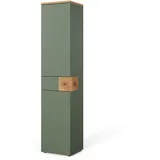 Vicco Hochschrank Eden 40 x 184,2 cm Grün/Artisan