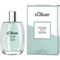 S.Oliver Here and Now for Men Eau de Toilette Spray 50 ml