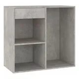 vidaXL Kosmetikschrank Betongrau 80x40x75 cm Holzwerkstoff