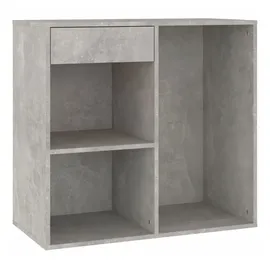 vidaXL Kosmetikschrank Betongrau 80x40x75 cm Holzwerkstoff