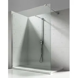 Aloni Walk-In-Dusche 100 x 200 cm beige Klarglas