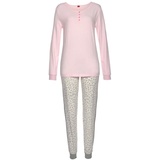 S.Oliver Damen Pyjama rosa-leo Gr.56/58