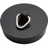 SANITOP-WINGENROTH Ventilstopfen Gummi 40,5 mm Schwarz
