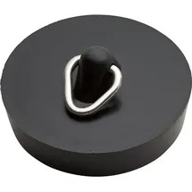 SANITOP-WINGENROTH Ventilstopfen Gummi 40,5 mm Schwarz