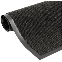 vidaXL Fußmatte Getuftet 60x180 Cm Schwarz