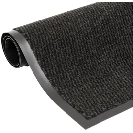 vidaXL Fußmatte Getuftet 60x180 Cm Schwarz