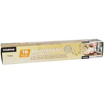 Papstar Starpak Spritzbeutel 1,8 l 46 cm x 23 cm transparent inkl. 3 Spritztüllen
