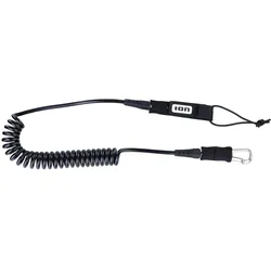 ION Leash Core Coiled Carabiner Leine 25, Farbe: 900 black, Konfiguration: 8’