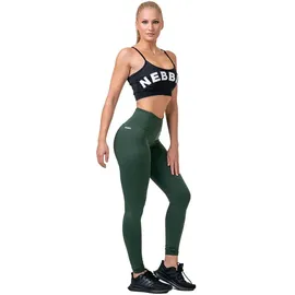 Nebbia Classic Hero 570 Leggings Mit Hoher Taille - Dark Green - S