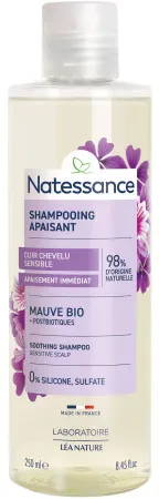 Natessance Shampoo Empfindliche Kopfhaut Bio Flasche 250ml