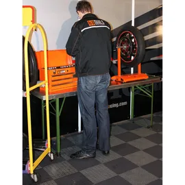 Hi-Q Tools Auswuchtgerät für 12-33mm Achs-Ø - Höhenverstellbar