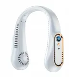 Tragbarer USB-Nackenventilator mit 5 Geschwindigkeitsstufen und LED-Beleuchtung