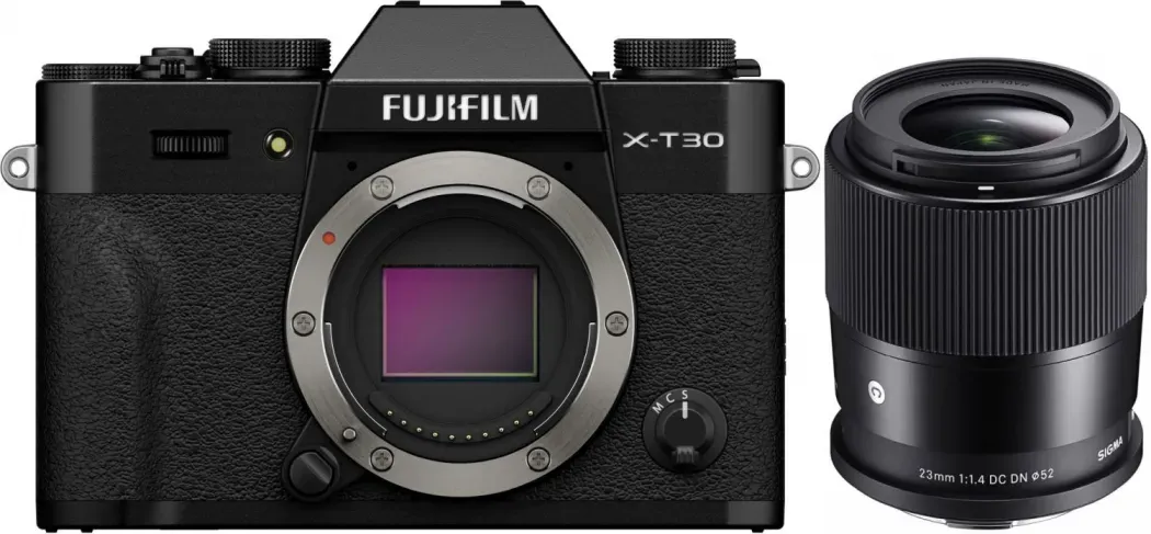 Fujifilm X-T30 III Schwarz + Sigma 23mm f1,4 DC DN (C)