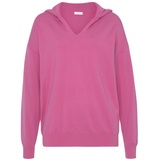 LASCANA Strickpullover »-Kapuzensweatshirt«, Gr. 44/46, pink Gr.44/46