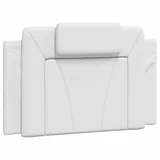 vidaXL Kopfteil-Kissen "Viana" Weiß 80 cm Kunstleder