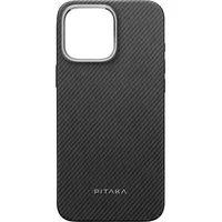 Pitaka MagEZ Case Pro 4 Schwarz/Grau Twill iPhone 16