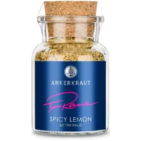 Ankerkraut Spicy Lemon Gewürz by Tim Raue, exklusive Gewürzmischung vom Sternekoch, Kochen mit zitronigem Geschmack, Hähnchen, Salate und vieles mehr verfeinern, 95 g im Korkenglas
