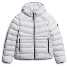 Superdry Fuji Quilt Padded Damen Hellblau L