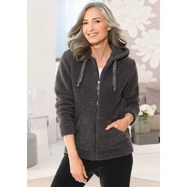 GOLDNER Flausch-Freizeitjacke grau/silber 25