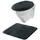 Erwin Müller Hänge-WC-Set 2-teilig Rhodos in graphit | Gr.: onesize