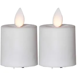Star Trading M-Twinkle LED-Kerze 6 cm 2 St. weiß