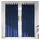 vidaXL Verdunkelungsvorhänge 2 pcs Dunkelblau 140 x 245 cm Samt