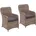 MCW MCW-E98 Poly-Rattan Braun