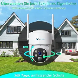 LuVision W601 Solar WLAN PTZ 360° Schwarz