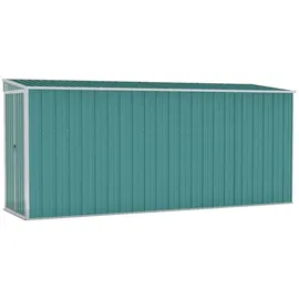 vidaXL Geräteschrank 3,82 x 1,18 m Grün