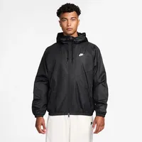 Outdoorjacke NIKE SPORTSWEAR "Nike Windrunner Men's Lined Jacket", Herren, Gr. S, schwarz, weiß, Obermaterial: 100% Polyester, Jacken Outdoorjacke, sportlicher Stil, leichtes Design