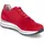 Gabor comfort Sportliche Schnürschuhe in rot, Größe 38 1⁄2 EU / 5,5 UK